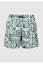 Printed Green Swim Shorts 0912336-71880 - 8