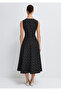 Linen Blend Polka Dot Dress 1310877-91525 - 5