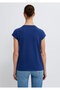 Floral Printed Navy Blue T-Shirt Regular Fit / Normal Cut 1614254-70722 - 5