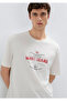 Jeans Printed Ecru T-Shirt Loose Fit / Relaxed Comfortable Cut 0613597-70057 - 2
