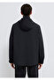 Hooded Black Jacket Loose Fit / Relaxed Fit 0110757-71379 - 6