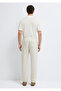 Beige Linen Trousers 0010577-70134 - 5