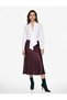 Viscose Fabric Fish Form Polka Dot Satin Skirt