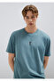 Chess Printed Green T-Shirt Loose Fit / Comfortable Loose Cut 0613633-70128 - 3