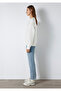 Embroidered Ecru Sweatshirt 1S10366-70057 - 5