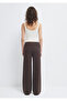 Sporty Lux Wide Leg Brown Sweatpants 1011177-70240 - 6