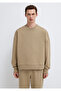 Crew Neck Beige Sweatshirt 0S10550-70362 - 4