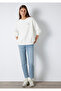 Embroidered Ecru Sweatshirt 1S10366-70057 - 2