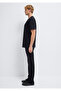 Black Reflective T-Shirt Loose Fit / Comfortable Loose Cut 0613132-900 - 5