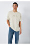 Printed Beige T-Shirt Loose Fit / Relaxed Fit 0613128-70144