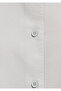 Gray Shirt with Pockets Loose Fit / Relaxed Comfortable Cut 1211385-80618 - 7