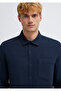 Long Sleeve Pocket Men's Shirt M0211898-86623 - 7