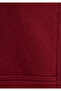 Logo Printed Hooded Zippered Burgundy Sweatshirt 1S10178-85493 - 7