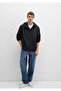Hooded Black Coat 0110641-71379 - 4
