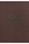 Logo Printed Brown Basic T-Shirt Loose Fit / Comfortable Cut 0613093-70251 - 8