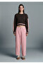 Striped Detailed Brown Sweater Crop / Short Cut 1710876-70251 - 3