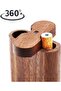 Metal Case and Pipe Set with Wooden Storage Box,Aluminum Rolling Machine and Odor Resistant Travel Container - 4