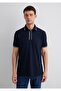 Regular Navy Blue Men's Polo Neck T-Shirt M0612648-80872 - 4