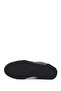 Women's Black Rubber Laced Genuine Leather Sneaker - 5