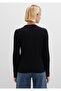 Silk Blend Crew Neck Black Sweater S Slim Fit / Slim Fit 1710721-900 - 5