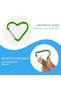 Heart Shaped Aluminum Alloy Hook Clips for Keys and Backpacks,Pack of 20 - 3