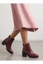 Nova Fia Women's Heeled Boots 00121325 Burgundy Skin - 2