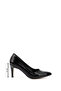 Women's Black Patent Leather Pointed Toe Thin Heel Stiletto - 2