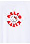 Hello Kitty Printed White T-Shirt Loose Fit / Loose Relaxed Cut 7610307 -620 - 5