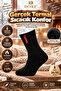 Original Women's Real Thermal Winter Socks, Thick Cotton Towel Socks, Soft, Breathable, Skin-Friendly, Flexible, All-Day Comfort, Premium Thermal Socks for Cold Days |   1 Pair - Black - 6