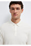 Ecru Polo T-Shirt Slim Fit 0612521 -70057 - 6