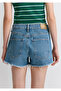 Rosie 90S Ripped Light Blue Jean Shorts 1447487077 - 8