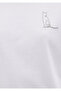 Cat Printed White T-Shirt Regular Fit 1612298 -620 - 6