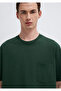 Crew Neck Green Basic T-Shirt Loose Fit / Loose Relaxed Fit066248-81570 - 6