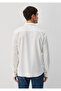 (Tencel) ™ ) Lyocell White Shirt Regular Fit / Normal Cut 0210818-70057 - 3