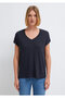 V-Neck Basic Viscose T-Shirt Regular Fit / Normal Cut 167714-85315 - 3