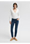 Ada Casual Vintage Dark Jean Trousers 1020535596
