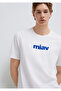 Miav Printed White T-Shirt Regular Fit / Normal Cut 067153-620