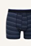 Regular Fit Striped and Plain 2-Piece Boxer I4019Ax26Au - 4