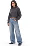 Mixray Thick Textured Crop Sweater - 3