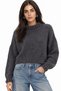 Mixray Thick Textured Crop Sweater