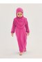 Islamic One-Piece Girls' Prayer Dress & 33-Piece Prayer Beads Fuchsia - 5