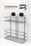 Lifetime Stainless Adhesive Bathroom Shelf, Bathroom Organizer, Bathroom Organizer, Shampoo Shelf