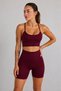 Joy Model Women's Cross Back Seamless Sports Bra Gathering Sports Bustier Fitness Pilates Yoga Bra - 3