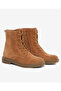 Women's Tan Genuine Leather Boots 5K2Yb35360 - 3