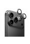 iPhone 18 Pro Max Sapphire Single Aluminum Sapphire Camera Lens Protector Dark Gray - 2