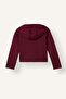 Hooded Zippered Modal Sweathirt Cardigan Girls G9750A826Sp - 5