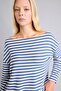 Loose Fit Boat Neck Striped Long Sleeve T-Shirt I7945Ax26Au - 4