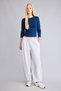 Fitted Crew Neck Basic Ribbed Long Sleeve T-Shirt E7797Ax26Au - 2