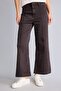 Front Stitching Detailed Culotte High Waist Jean Trousers I1925Ax26Au - 2