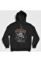 Unisex Black Vitality Nikolas Rendl Pyromaniac Zippered Hooded Sweatshirt 621274Tt